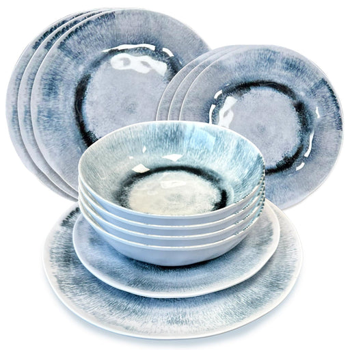 MDS1203 Liberty Linosa 12 Piece Melamine Dinner Set LL1397 Liberty Leisure UK - Dynamic Drive