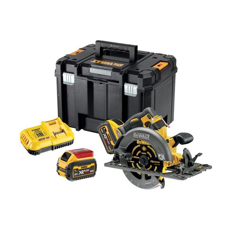 Dewalt Power Tools DCS579T2 XR FlexVolt Circular Saw 190mm 54V 2 x 2.0Ah Li-ion DeWALT Power Tools - Dynamic Drive