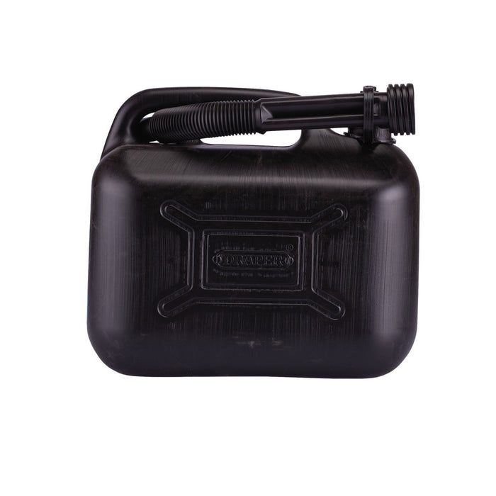Draper Plastic Fuel Can, 5L, Black 09053 Draper - Dynamic Drive