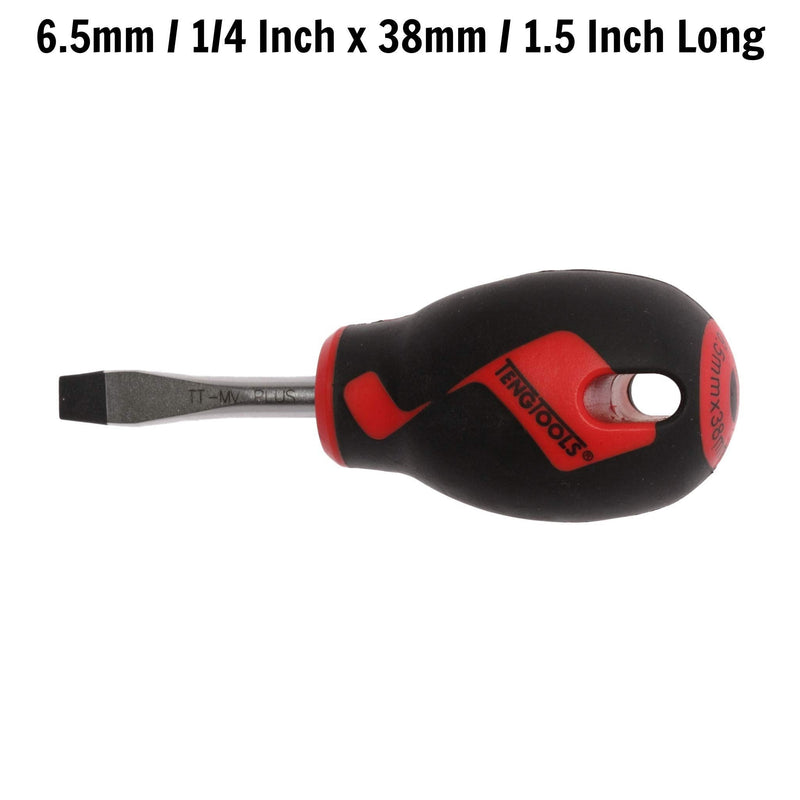 Teng Tools Flat Screwdriver 1.2 x 6.5 x 38mm XS Teng Tools - Dynamic Drive