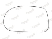 Summit Stick-On Standard Mirror Glass fits Fiat Bravo Brava 95 to 01 LHS Summit - Dynamic Drive
