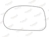 Summit Stick-On Standard Mirror Glass fits Fiat Bravo Brava 95 to 01 LHS Summit - Dynamic Drive