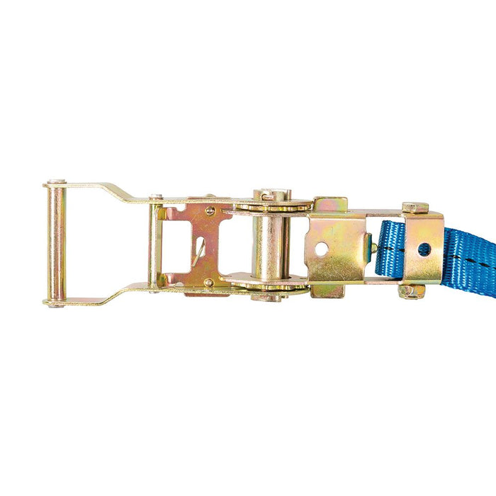 Silverline Ratchet Tie Down Strap J-Hook 3m x 27mm - Rated 350kg Capacity 700kg Silverline - Dynamic Drive