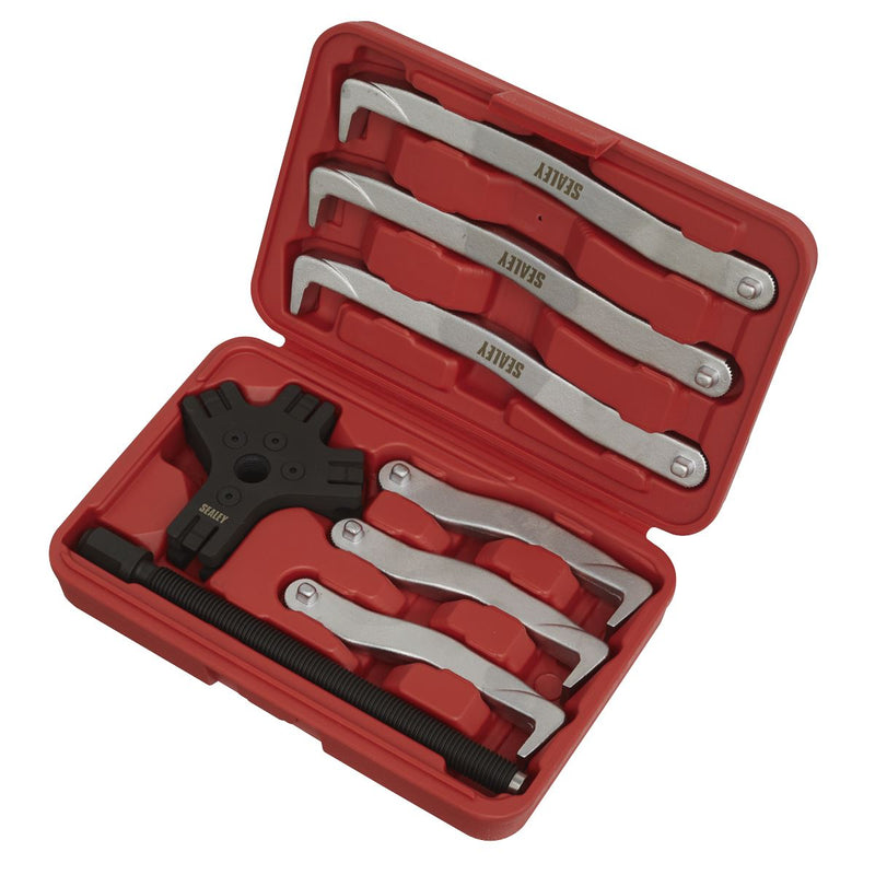 Sealey Fast Action Twin/Triple Leg Reversible Puller Set 8pc 150 & 220mm VS83 Sealey - Dynamic Drive