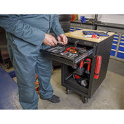 Sealey 8 Power Tool Rack Trolley 450mm APPTR8 Sealey - Dynamic Drive