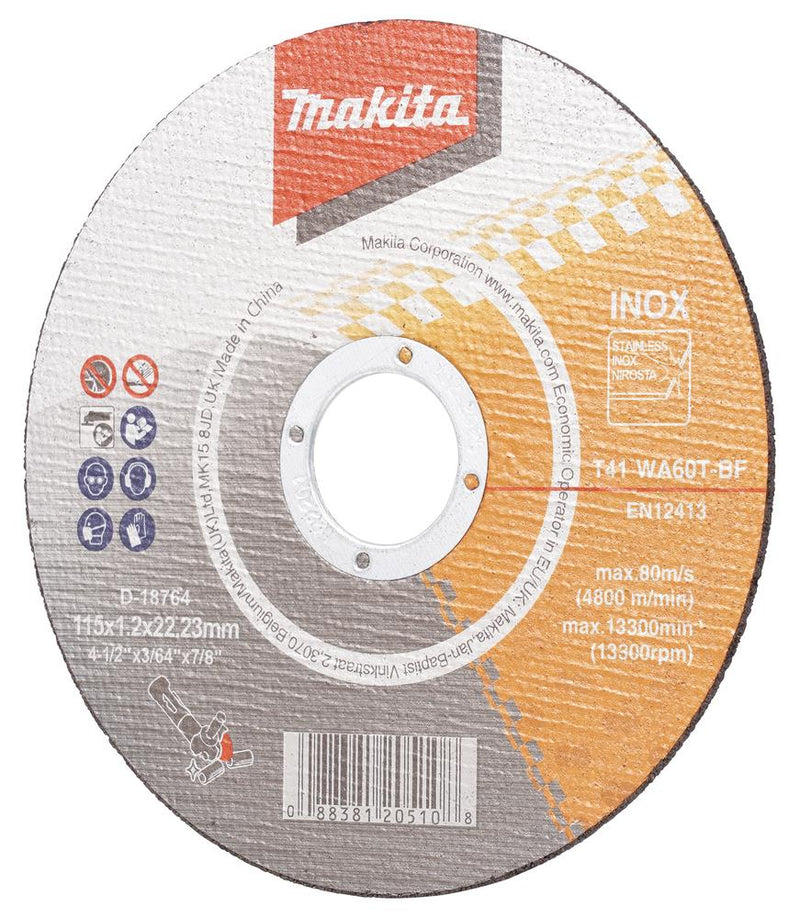 Makita Thin Cutting Wheel In Can 115 D-18764-10 Makita - Dynamic Drive