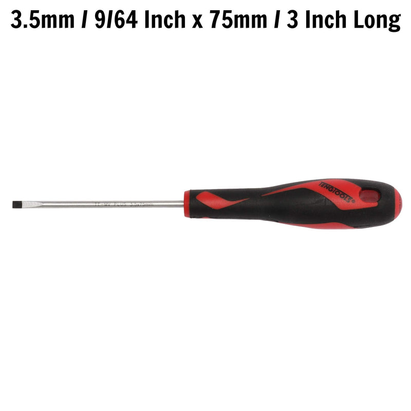 Teng Tools Flat Screwdriver 0.6 x 3.5 x 75mm S Teng Tools - Dynamic Drive