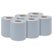 Sealey 2-Ply Embossed Blue Paper Roll 60m - Pack of 6 BLU60 Sealey - Dynamic Drive