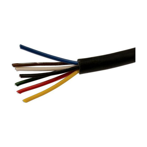 Tool Connection Black 7 Core Trailer Cable 5.75A 30m 30092 Tool Connection - Dynamic Drive