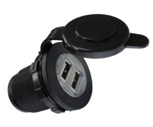 W4 Compact Double Usb Charging Socket 00161 W4 - Dynamic Drive