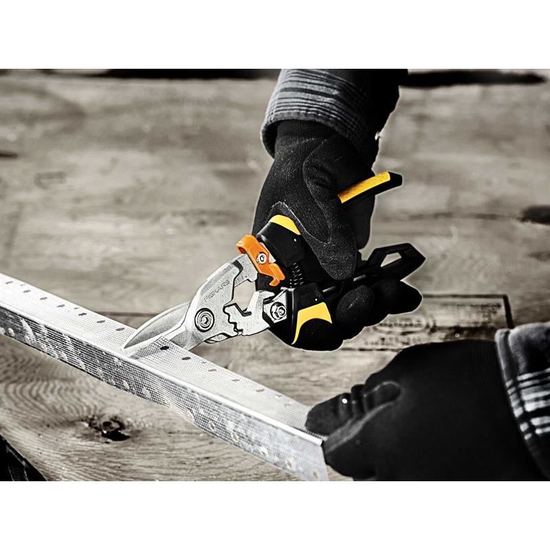 Fiskars PowerGear™ Aviation Snips Straight Cut 250mm (10in) Fiskars - Dynamic Drive