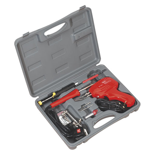 Sealey Soldering Gun/Iron Kit 8pc 230V SD300K Sealey - Dynamic Drive