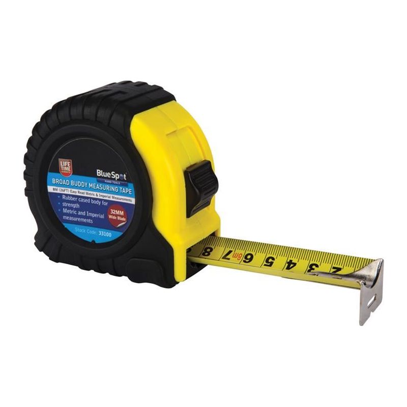Bluespot Tools Broad Buddy Pocket Tape 8m/26ft (Width 32mm) BlueSpot Tools - Dynamic Drive