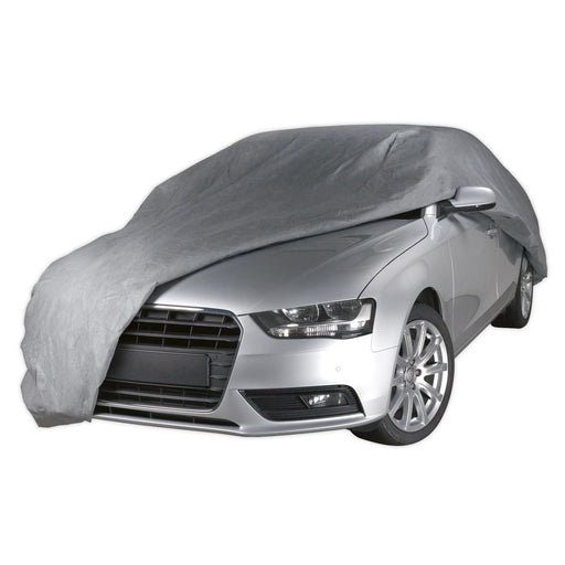 Sealey All-Seasons Car Cover 3-Layer - Large Sealey  - Dynamic Drive