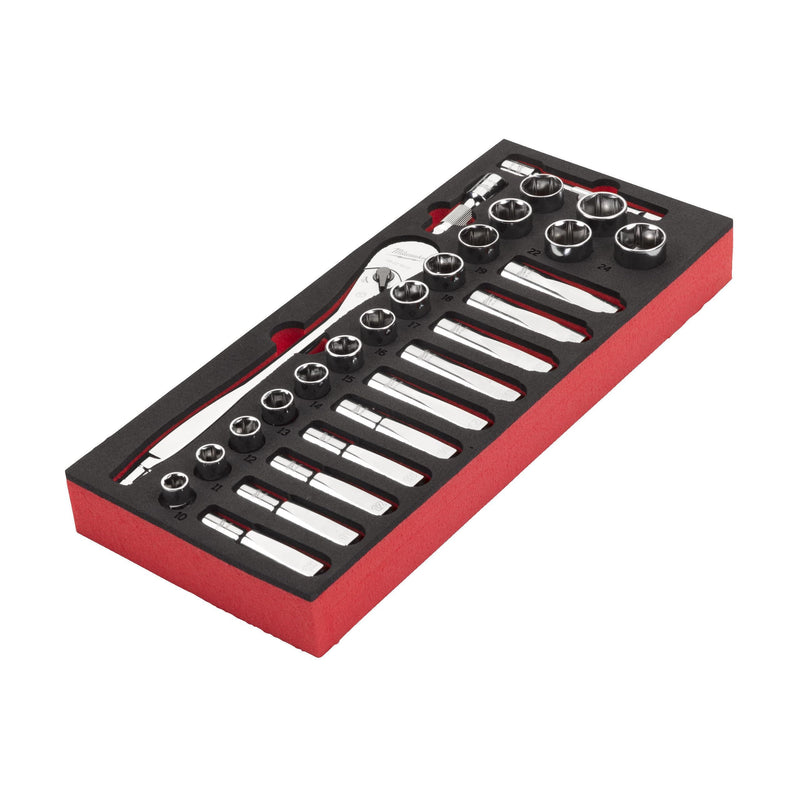 Milwaukee 1/2Dr Socket Set Foam Insert 4932479826 Milwaukee - Dynamic Drive