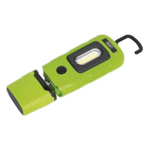 Sealey Rechargeable LED Inspection Lamp 360 COB Work Light Super Bright Green Sealey  - Dynamic Drive