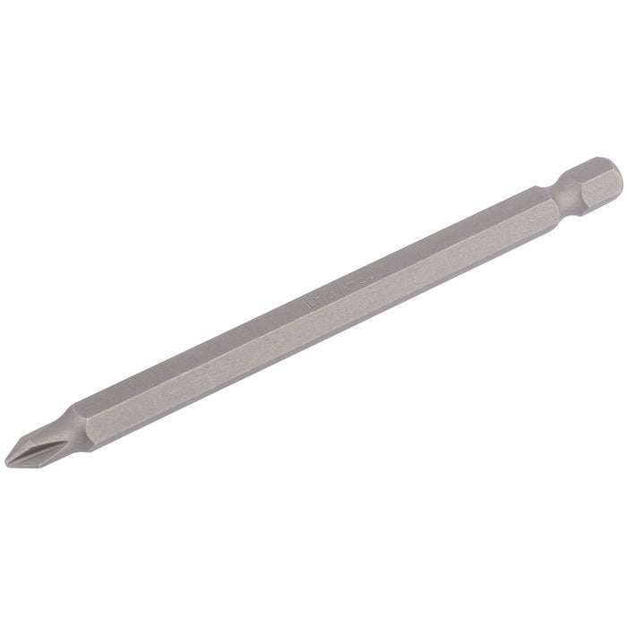 Draper Cross Slot Insert Bit, 1/4" Hex, 100mm Long, No.1 (Pack of 1) 64364 Draper - Dynamic Drive