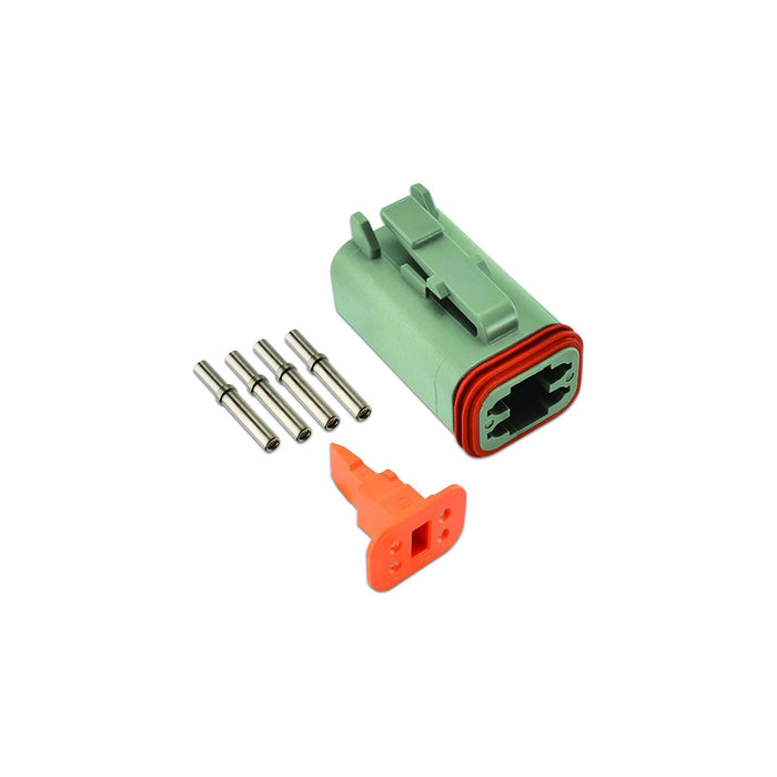 Connect Deutsch 4 Pin Plug Connector Kit 6pc 37500 Tool Connection - Dynamic Drive