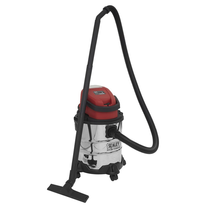 Sealey Vacuum Cleaner Cordless Wet & Dry 20L 20V SV20 Series Body Only Sealey  - Dynamic Drive