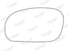 Summit Stick-On Standard Mirror Glass fits Daewoo Espera LHS Summit - Dynamic Drive