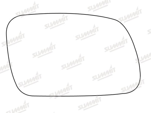 Summit Stick-On Aspheric Mirror Glass fits Peugeot 307 RHS Summit - Dynamic Drive