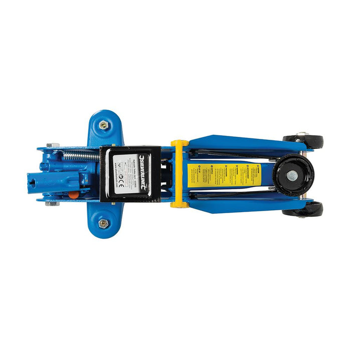 Silverline Hydraulic Trolley Jack 2 Tonne Silverline - Dynamic Drive
