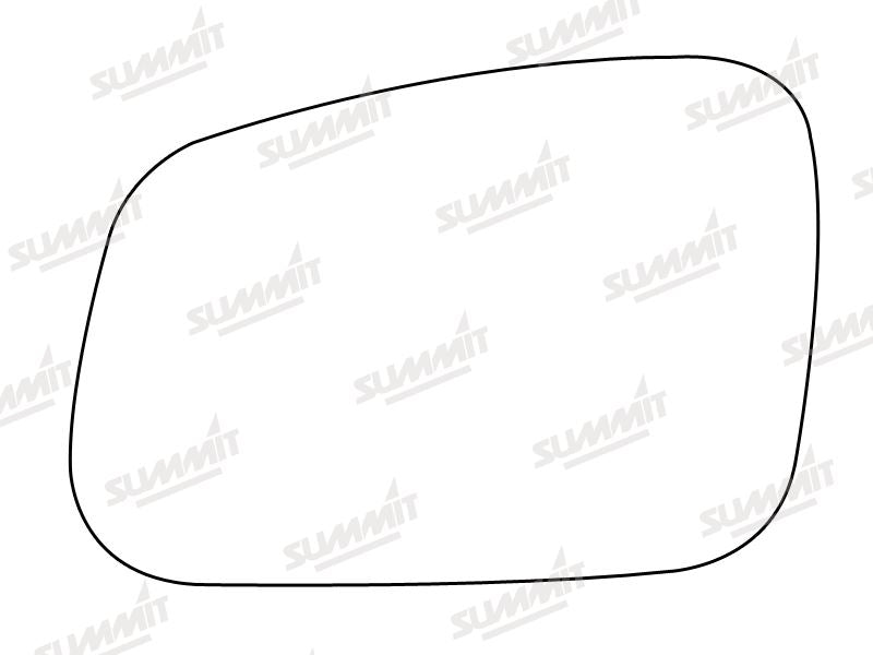 Summit Stick-On Standard Mirror Glass fits Rover Discovery 95 on LHS Summit - Dynamic Drive