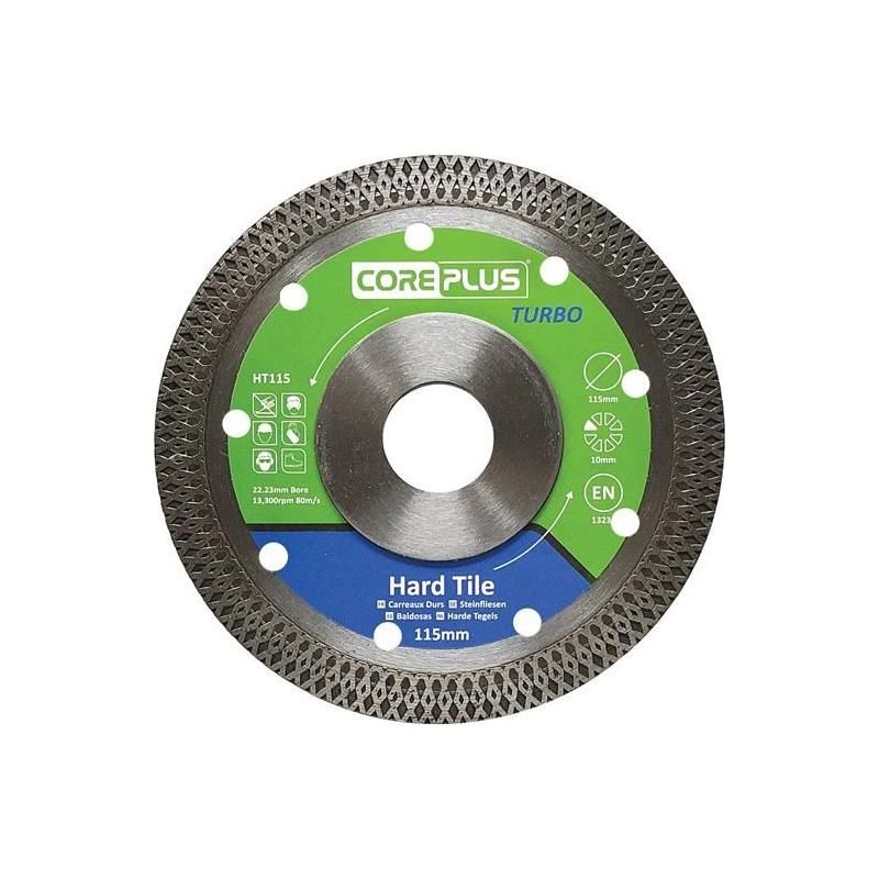 Coreplus HT115 Hard Tile Turbo Diamond Blade 115mm CorePlus - Dynamic Drive
