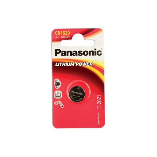 Connect Panasonic Coin Cell Battery CR1620 3V 1pc x 12 30660 Tool Connection - Dynamic Drive
