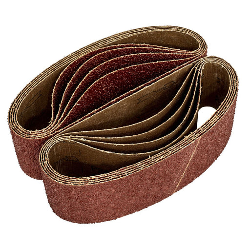 Sealey Sanding Belt 75 x 533mm 24Grit Pack of 5 WSB53245 Sealey - Dynamic Drive