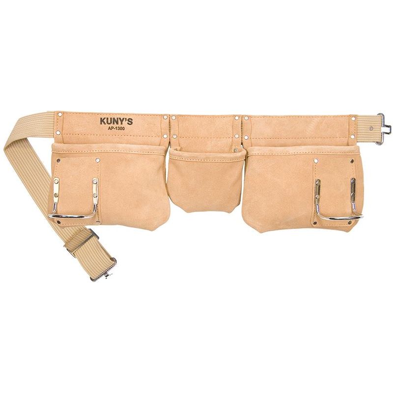 Kuny'S AP-1300 Carpenter's Apron 5 Pocket Suede Leather Kuny's - Dynamic Drive