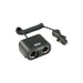Ring RMS2 Two 12V Sockets Car Adaptor with Battery Analyser for Dash Cams, Sat N Ring Automotive - Dynamic Drive