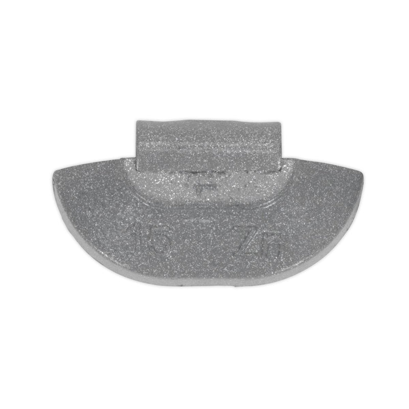 Sealey Wheel Weight 15g Hammer-On Zinc for Steel Wheels Pack of 100 WWSH15 Sealey - Dynamic Drive
