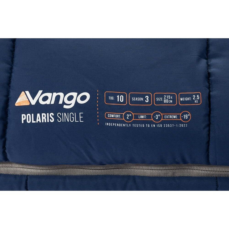 Vango Polaris Single Sleeping Bag Single Neptune Vango - Dynamic Drive
