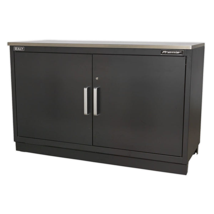 Sealey Modular Floor Cabinet 2 Door 1550mm Heavy-Duty APMS02 Sealey - Dynamic Drive