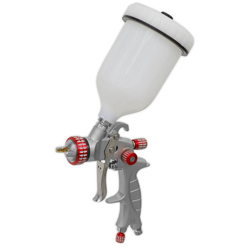 Sealey HVLP Gravity Feed Spray Gun 1.3mm Set-Up HVLP01 Sealey - Dynamic Drive
