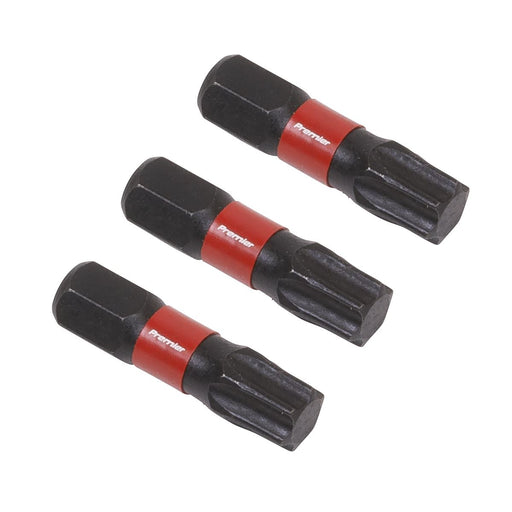 Sealey TRX-Star* T40 Impact Power Tool Bits 25mm 3pc AK8221 Sealey - Dynamic Drive