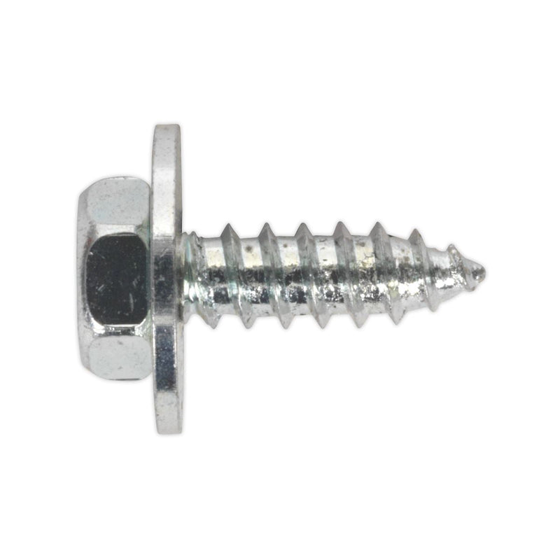 Sealey Acme Screw with Captive Washer M8 x 1/2" Zinc Pack of 50 ASW812 Sealey - Dynamic Drive