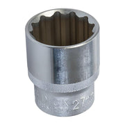 King Dick Socket SD 1/2" Metric 12pt 27mm King Dick - Dynamic Drive