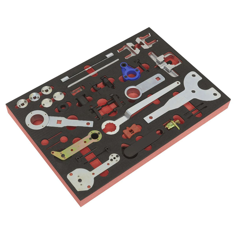 Sealey Diesel & Petrol Master Timing Tool Kit 59pc VAG Belt/Chain Drive Sealey - Dynamic Drive