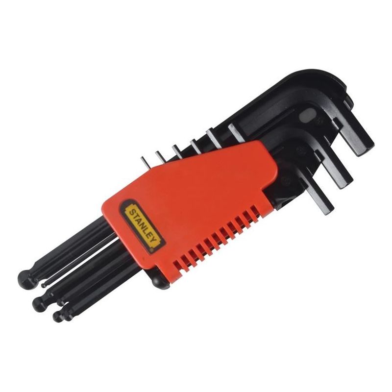 Stanley® Hand Tools Metric Ball End Hexagon Key Set, 9 Piece STANLEY® Hand Tools - Dynamic Drive