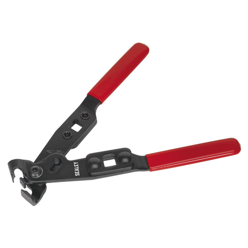 Sealey Ear-Type Clip Pliers Extra Heavy-Duty Steel Automotive Garage Sealey  - Dynamic Drive
