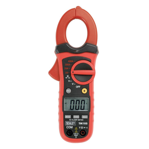 Sealey Professional Auto-Ranging Digital Clamp Meter NCVD 6-Function TM105 Sealey - Dynamic Drive