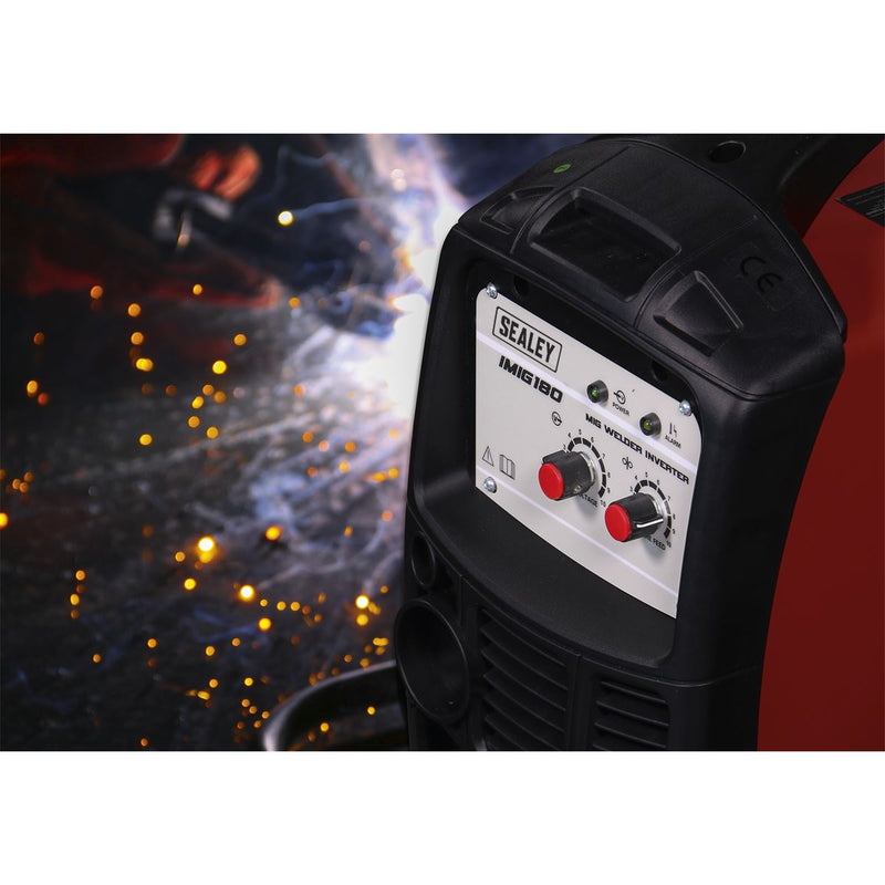 Sealey MIG Welder Inverter 180A IMIG180 Sealey - Dynamic Drive