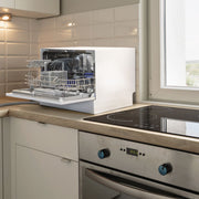 Baridi Tabletop Dishwasher 6 Place Settings 6.5L Capacity - White DH83 Baridi - Dynamic Drive