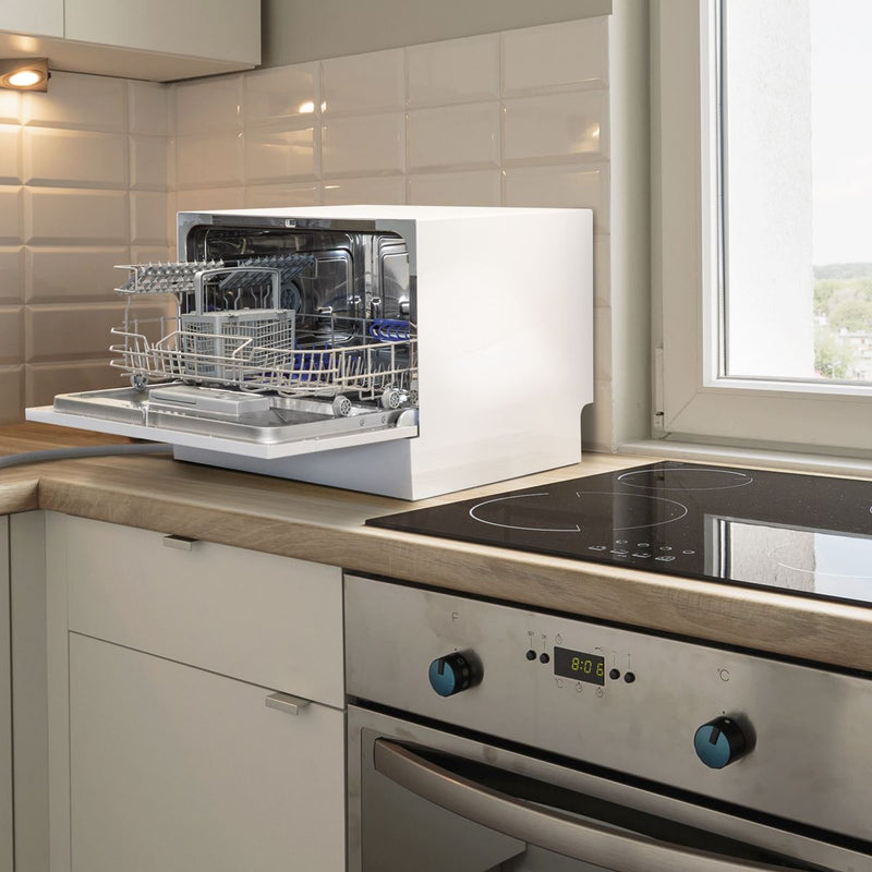 Baridi Tabletop Dishwasher 6 Place Settings 6.5L Capacity - White DH83 Baridi - Dynamic Drive