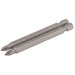 Draper Cross Slot Insert Bit, 1/4" Hex, 75mm Long, No.1 (Pack of 2) 64314 Draper - Dynamic Drive