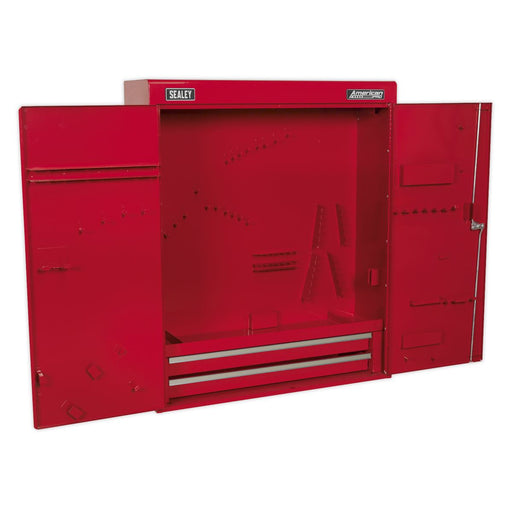 Sealey Wall Mounting Tool Cabinet with 2 Drawers APW750 Sealey - Dynamic Drive