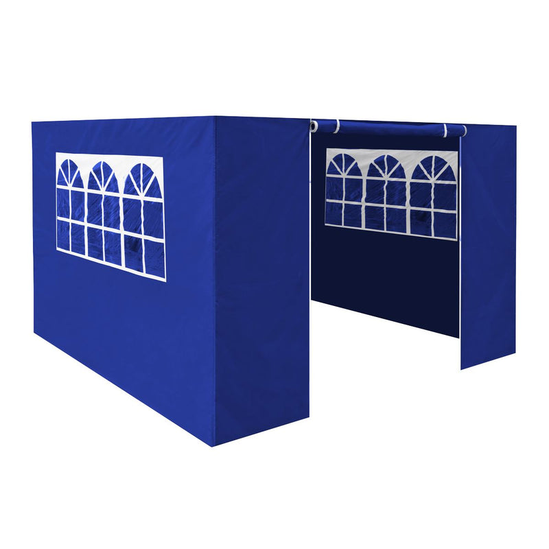 Dellonda Side Walls/Doors/Windows for Gazebo/Marquee Fits 2 x 2m Models - Blue Dellonda - Dynamic Drive