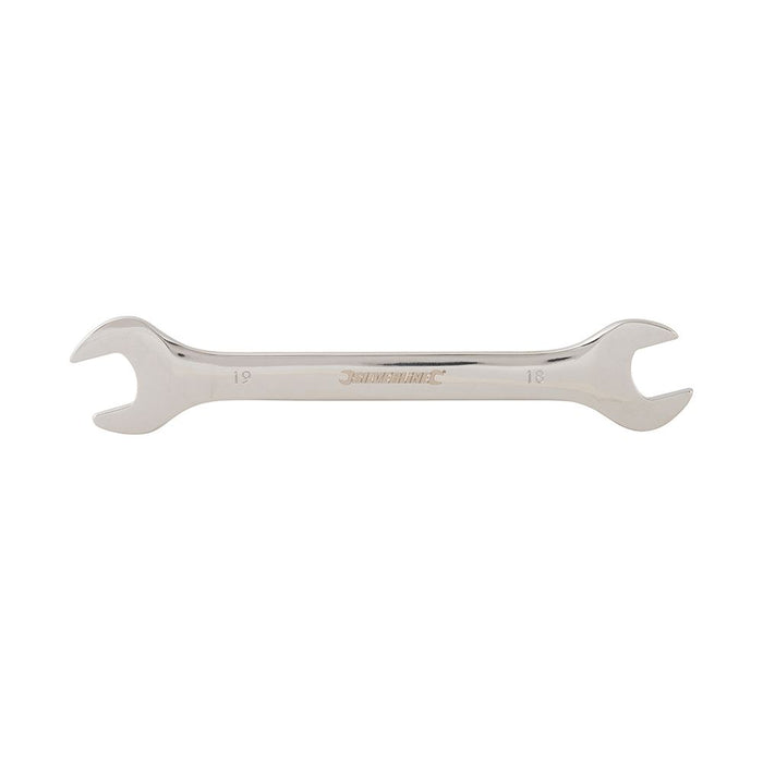 Silverline Open Ended Spanner 18 x 19mm 380385 Silverline  - Dynamic Drive